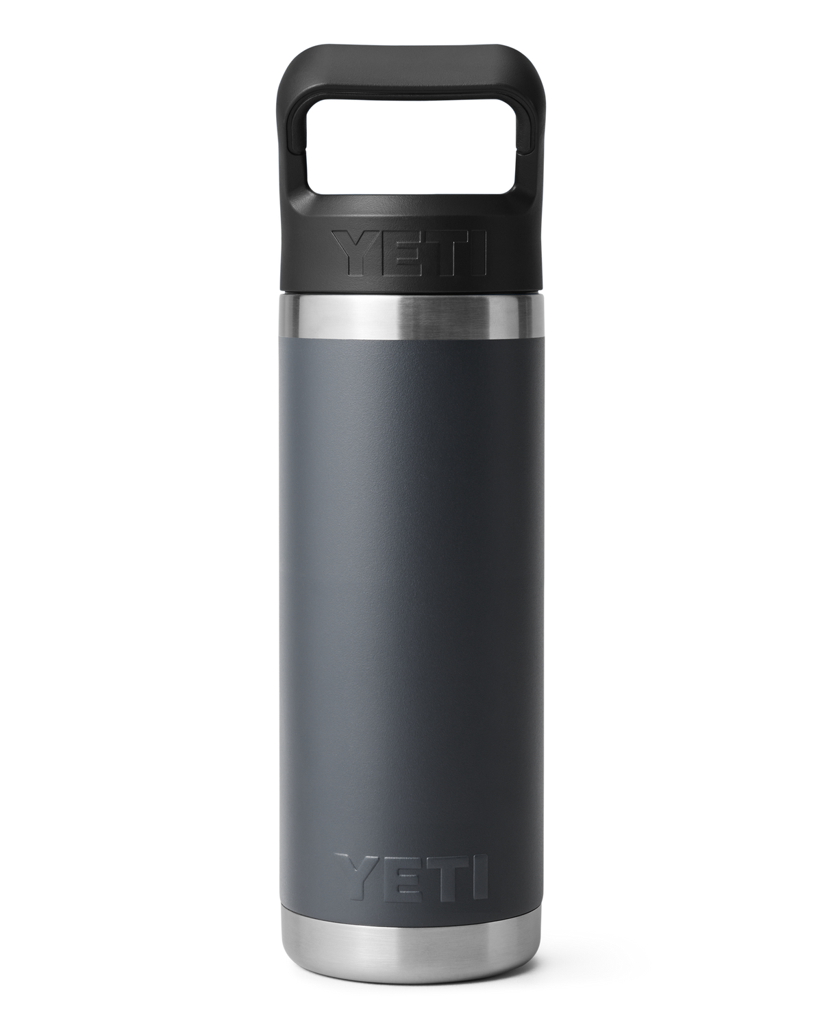 Rambler 18oz Straw Bottle in Charcoal