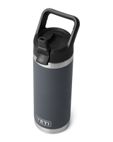 Rambler 18oz Straw Bottle in Charcoal