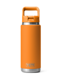 The Yeti Rambler 26oz Bottle with Straw Cap in King Crab