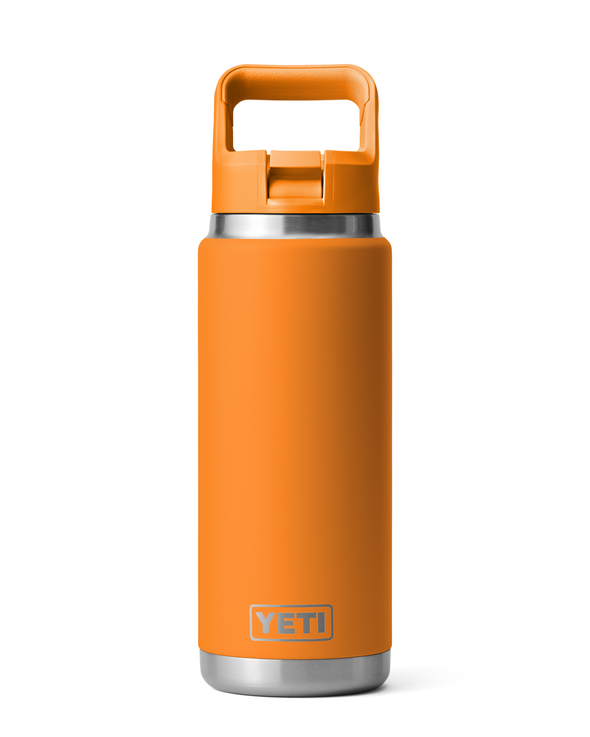 The Yeti Rambler 26oz Bottle with Straw Cap in King Crab