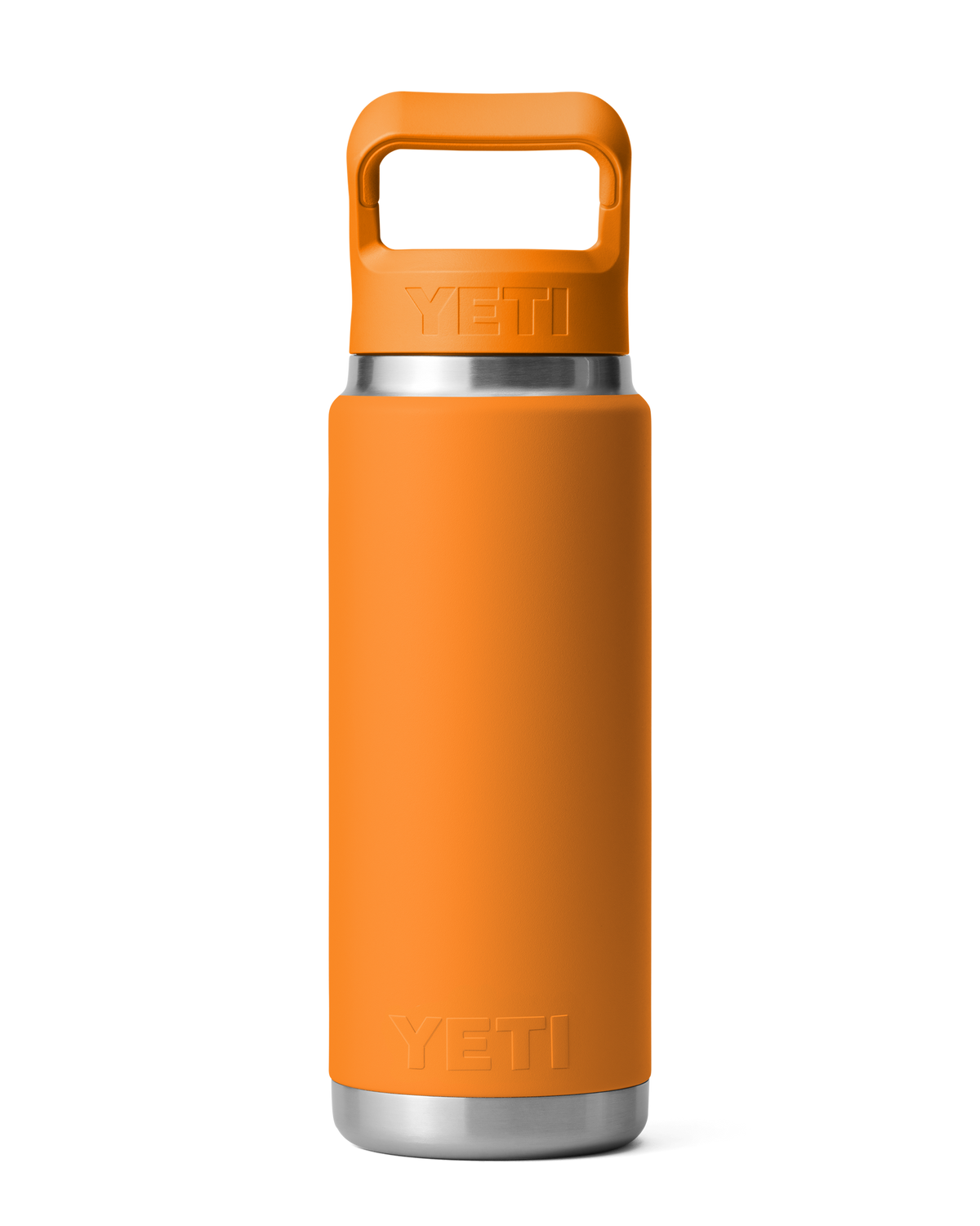 The Yeti Rambler 26oz Bottle with Straw Cap in King Crab