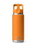 The Yeti Rambler 26oz Bottle with Straw Cap in King Crab