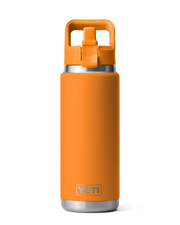 The Yeti Rambler 26oz Bottle with Straw Cap in King Crab