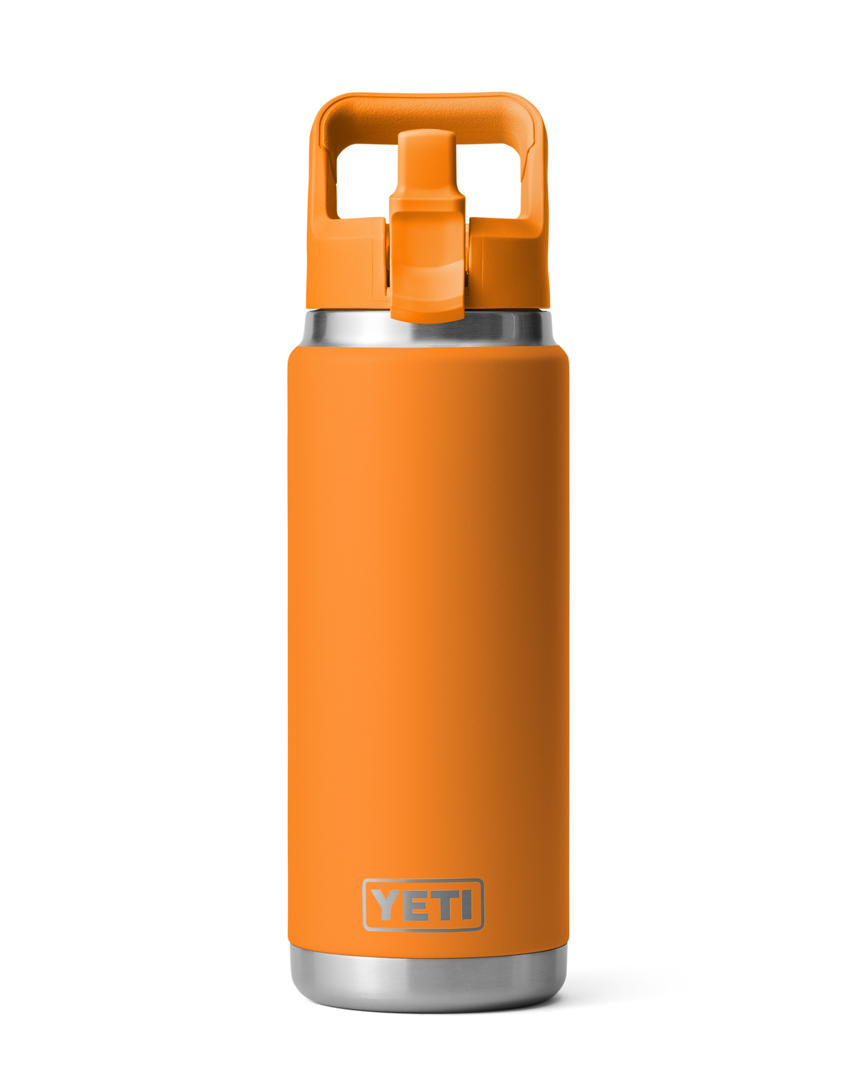 The Yeti Rambler 26oz Bottle with Straw Cap in King Crab