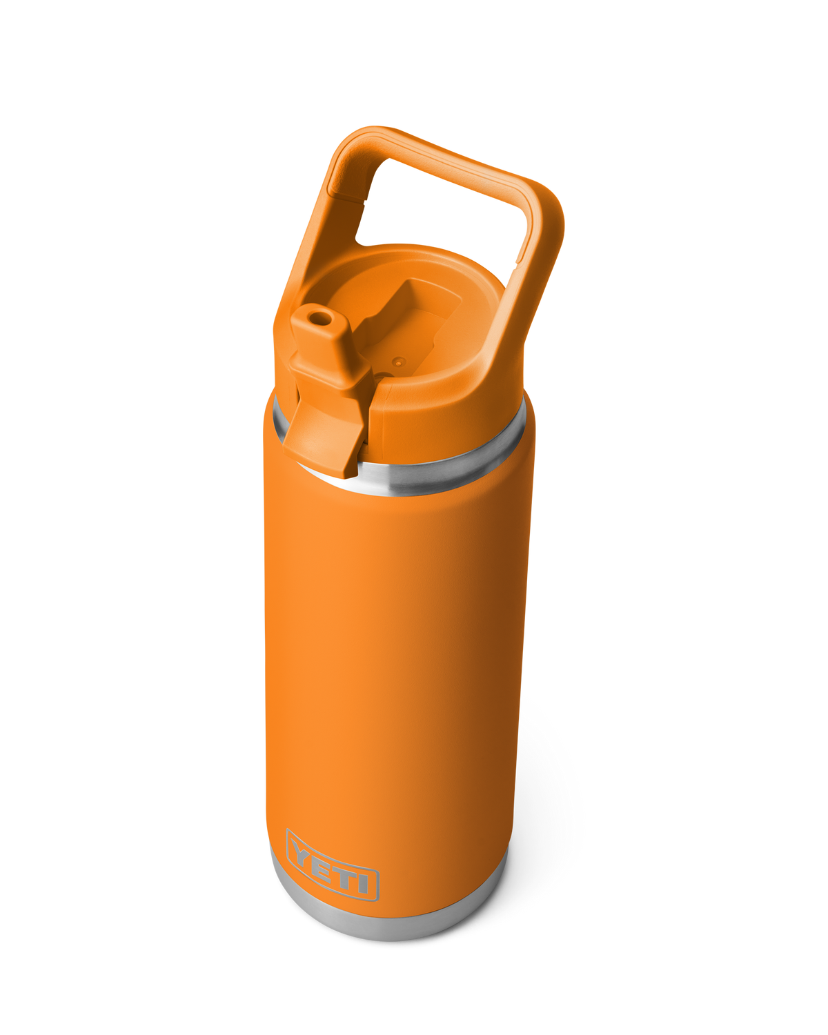 The Yeti Rambler 26oz Bottle with Straw Cap in King Crab