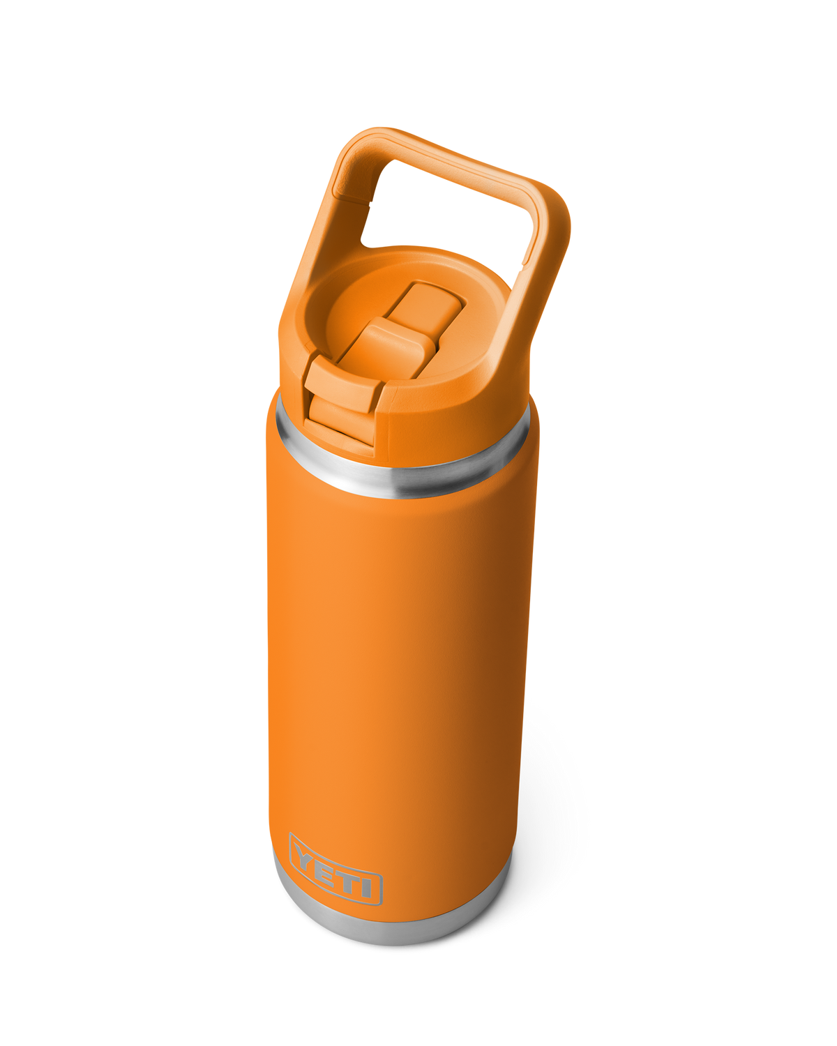 The Yeti Rambler 26oz Bottle with Straw Cap in King Crab