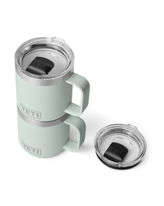 The Yeti Rambler 10oz Stackable Mug with DuraSip™ Ceramic Lining in Ridgeline