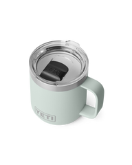 The Yeti Rambler 10oz Stackable Mug with DuraSip™ Ceramic Lining in Ridgeline