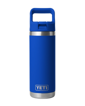 Rambler 18oz Bottle with Straw Cap in Royal Blue