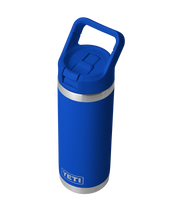Rambler 18oz Bottle with Straw Cap in Royal Blue