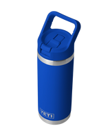 Rambler 18oz Bottle with Straw Cap in Royal Blue