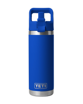 Rambler 18oz Bottle with Straw Cap in Royal Blue
