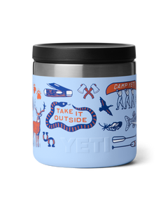 Rambler 8oz Food Jar in Big Sky Summer Camp