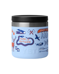 The Yeti Rambler 8oz Food Jar in Summer Graphic Big Sky Blue