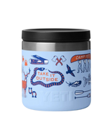 The Yeti Rambler 8oz Food Jar in Summer Graphic Big Sky Blue