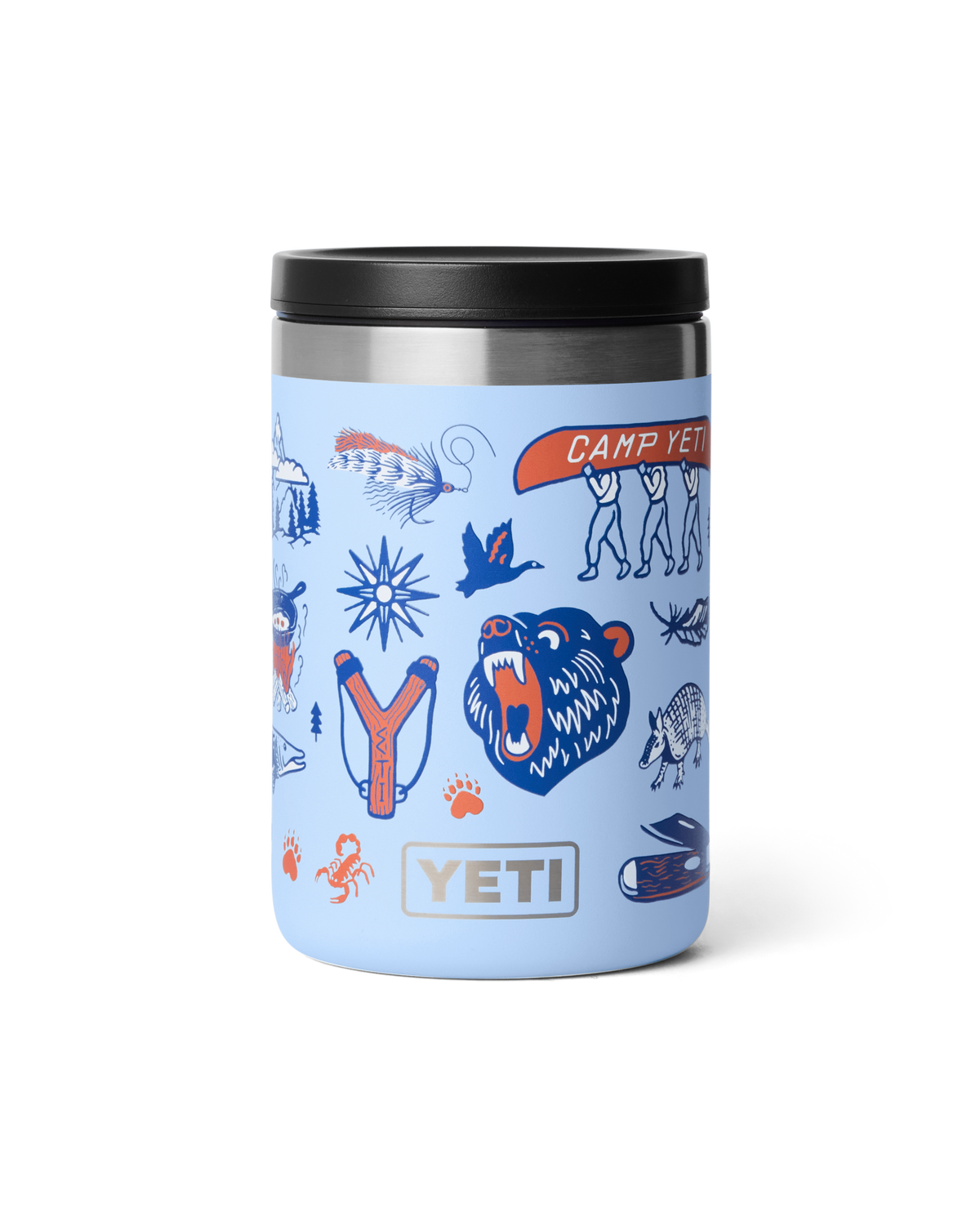 Rambler 16oz Food Jar in Big Sky Summer Camp