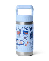 Rambler Junior 12oz Bottle in Big Sky Summer Camp