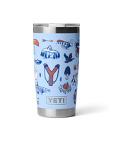 Rambler 20oz Tumbler in Big Sky Summer Camp