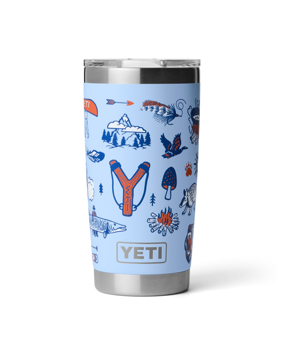 Rambler 20oz Tumbler in Big Sky Summer Camp
