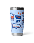 Rambler 20oz Tumbler in Big Sky Summer Camp
