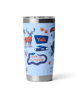 Rambler 20oz Tumbler in Big Sky Summer Camp
