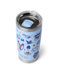 Rambler 20oz Tumbler in Big Sky Summer Camp