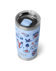 Rambler 20oz Tumbler in Big Sky Summer Camp