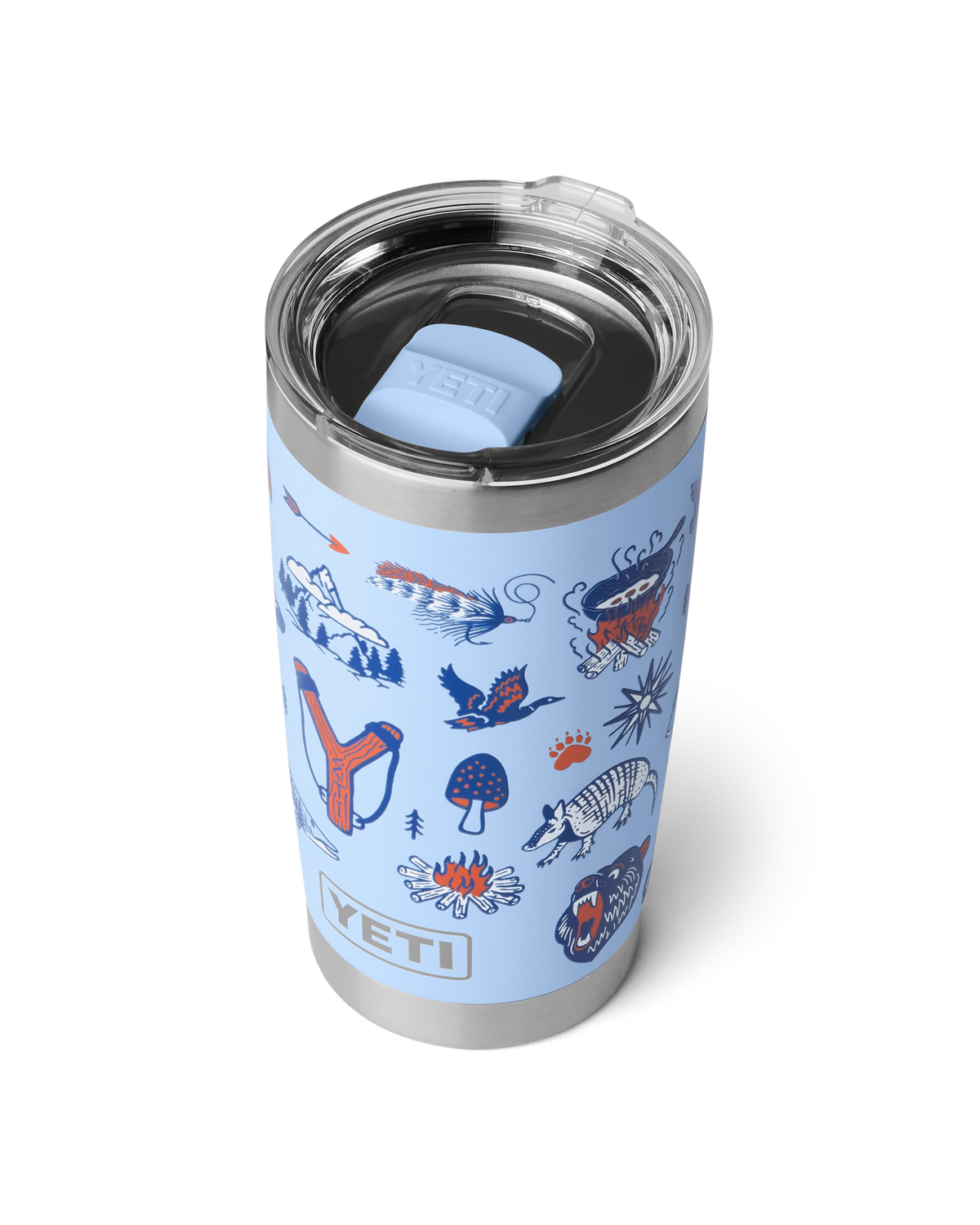 Rambler 20oz Tumbler in Big Sky Summer Camp