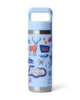 Rambler 18oz Bottle with Straw Cap in Big Sky Summer Camp