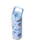 The Yeti Rambler 18oz Bottle with Straw Cap in Big Sky Summer Camp