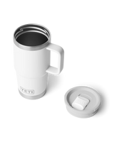 Rambler 20oz Travel Mug with Stronghold Leakproof Lid in White