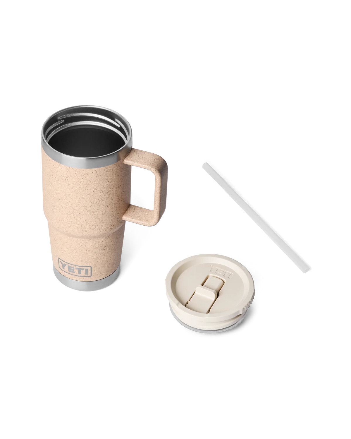 Rambler 20oz Travel Straw Mug in Tahini