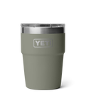 Rambler 16oz Stackable Cup in Pampa Green