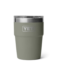 Rambler 16oz Stackable Cup in Pampa Green