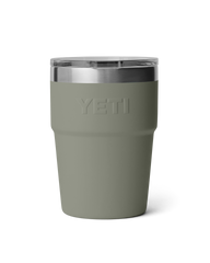 Rambler 16oz Stackable Cup in Pampa Green