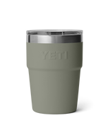 Rambler 16oz Stackable Cup in Pampa Green