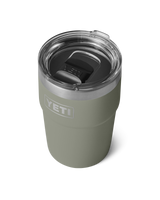 Rambler 16oz Stackable Cup in Pampa Green