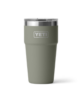 The Yeti Rambler 20oz Stackable Cup in Pampa Green
