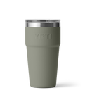 The Yeti Rambler 20oz Stackable Cup in Pampa Green