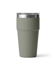 The Yeti Rambler 20oz Stackable Cup in Pampa Green