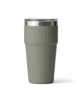 The Yeti Rambler 20oz Stackable Cup in Pampa Green