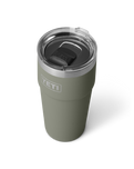 The Yeti Rambler 20oz Stackable Cup in Pampa Green