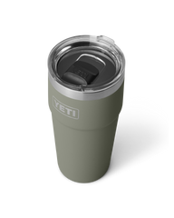 The Yeti Rambler 20oz Stackable Cup in Pampa Green