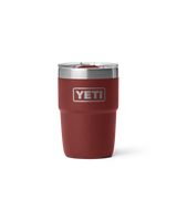 The Yeti Rambler 8oz Stackable Tumbler with DuraSip™ Ceramic Lining in Stag Red