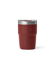 The Yeti Rambler 8oz Stackable Tumbler with DuraSip™ Ceramic Lining in Stag Red