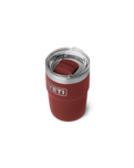 The Yeti Rambler 8oz Stackable Tumbler with DuraSip™ Ceramic Lining in Stag Red