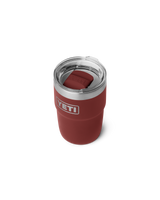 The Yeti Rambler 8oz Stackable Tumbler with DuraSip™ Ceramic Lining in Stag Red