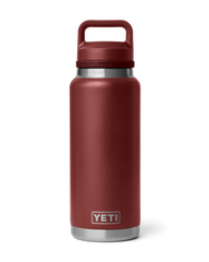 The Yeti Rambler 36oz Bottle with Chug Cap in Stag Red