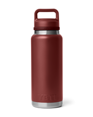 The Yeti Rambler 36oz Bottle with Chug Cap in Stag Red