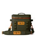 Hopper Flip 12 Soft Cooler in Olive & King Crab Orange